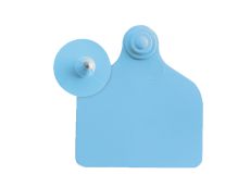 Boucles de marquage Ukalflex maxi+bouton nue bleue x20