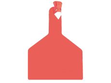 Boucle une pièce ZTAG BOVIN rouge x30