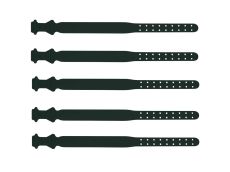 Collier plastique pour ovins noir X5