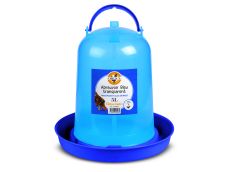Abreuvoir bleu transparent 5L