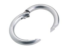 Anneaux nasals en acier nickelé pour porcs