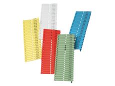 Boucles de marquage Ukal-tag blanc marquage de 1 à 100 x100