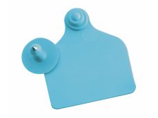 Boucles de marquage Ukalflex grande+bouton nue bleue