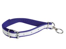 Collier pour veau en nylon bleu