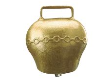 Cloche en acier bombé coloris bronze 75 mm