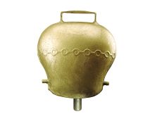 Cloche en acier bombé coloris bronze 90 mm