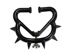 Antitêteur plastique à pointes noir grand modèle x2