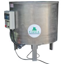 Cuve inox sur pieds 1200 litres avec armoire de contrôle