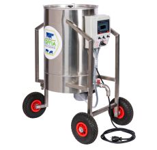 Thermiseur en Inox sur roues, 100L