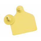 Boucles de marquage Ukalflex grande+bouton nue jaune