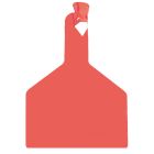 Boucle une pièce ZTAG BOVIN rouge x30