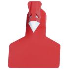 Boucle ZTAG une pièce pour Ovins Rouge x30