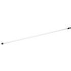 Manche métal laqué blanc 1,20 m