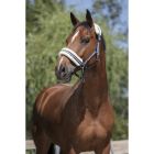 Licol en mouton synthétique doux marine pour pur-sang 