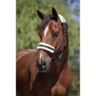 Licol en mouton synthétique doux noir pour cheval