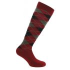 Chaussettes “Argyle” rouge/noir - 35-38