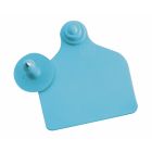 Boucles de marquage Ukalflex grande+bouton nue bleue