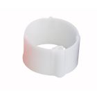 Bague blanche à clips 8 mm par 100