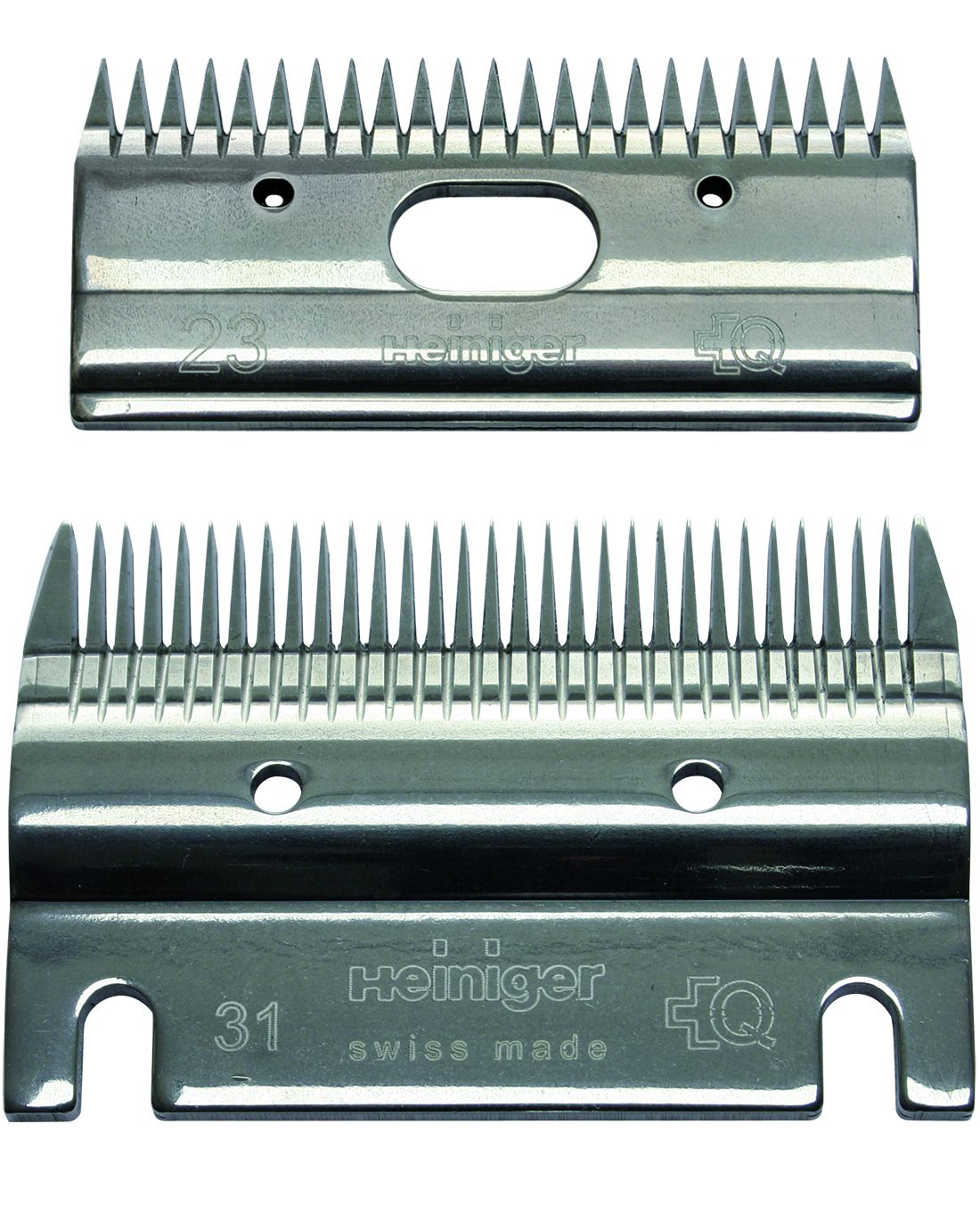 Jeu de peignes 31 et 23 dents Heiniger 