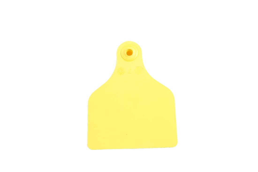 Boucles de marquage Ukal Flex super maxi+bouton nu jaune x20