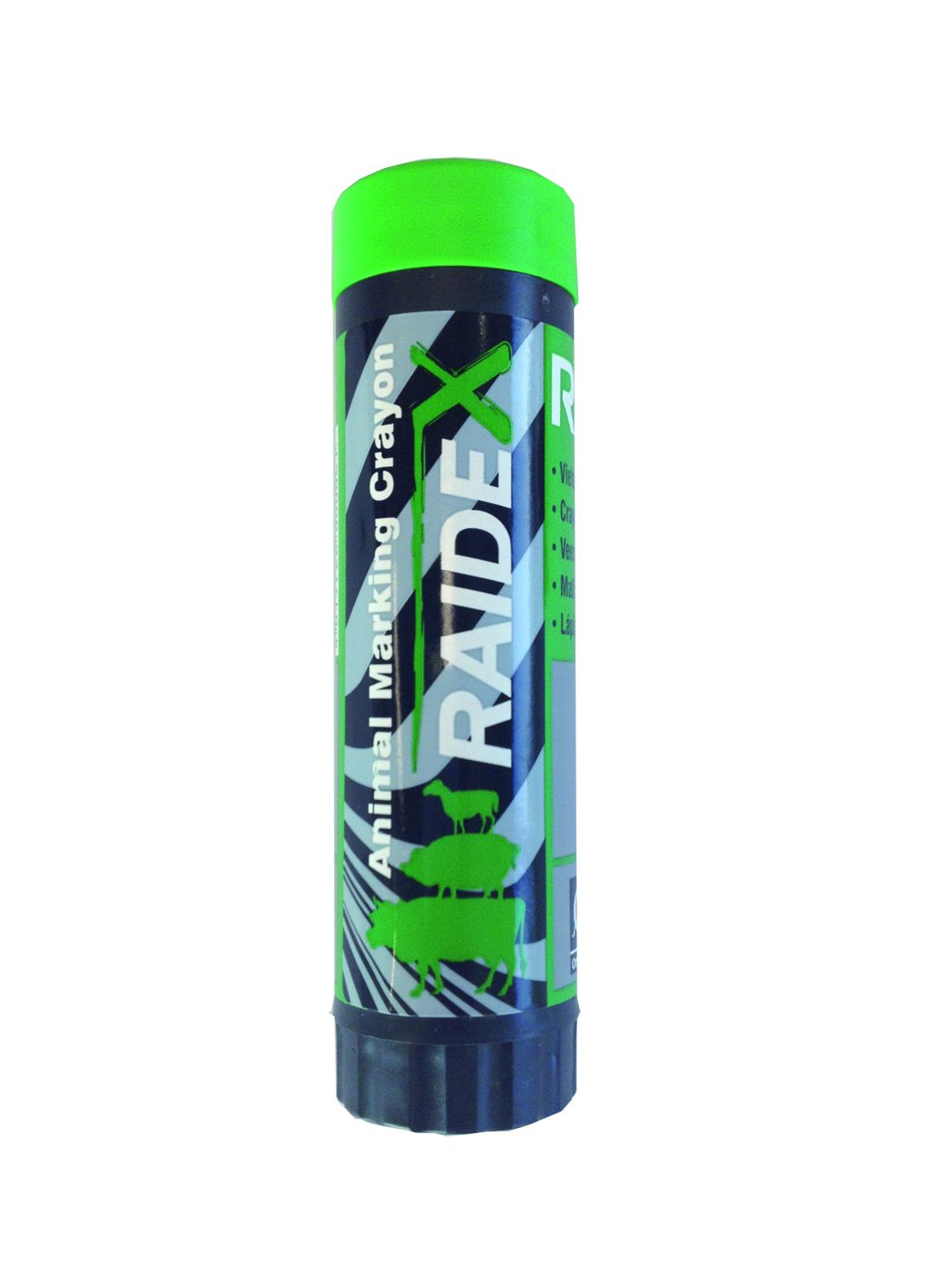 Crayon marqueur Raidex vert X3