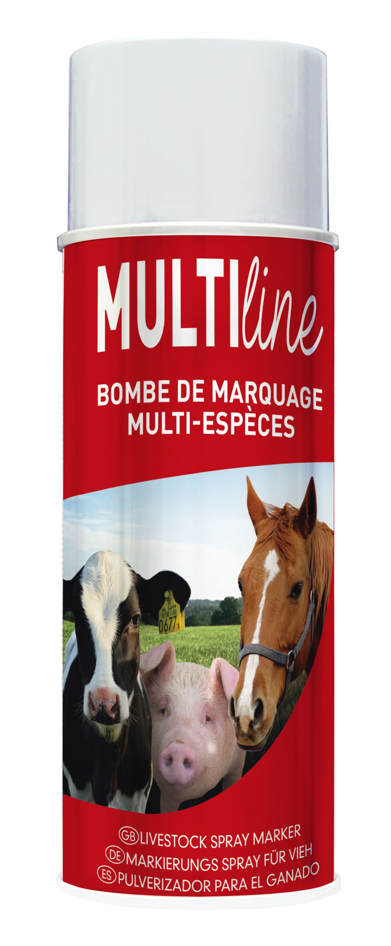 Bombe à marquer Multi-Line rouge 500 ml