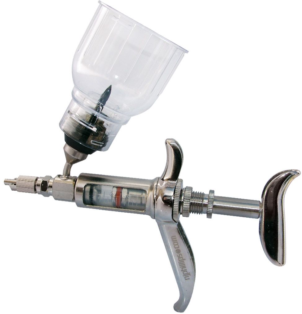 Seringue automatique métal porte flacon 5ml NJ PHILLIPS