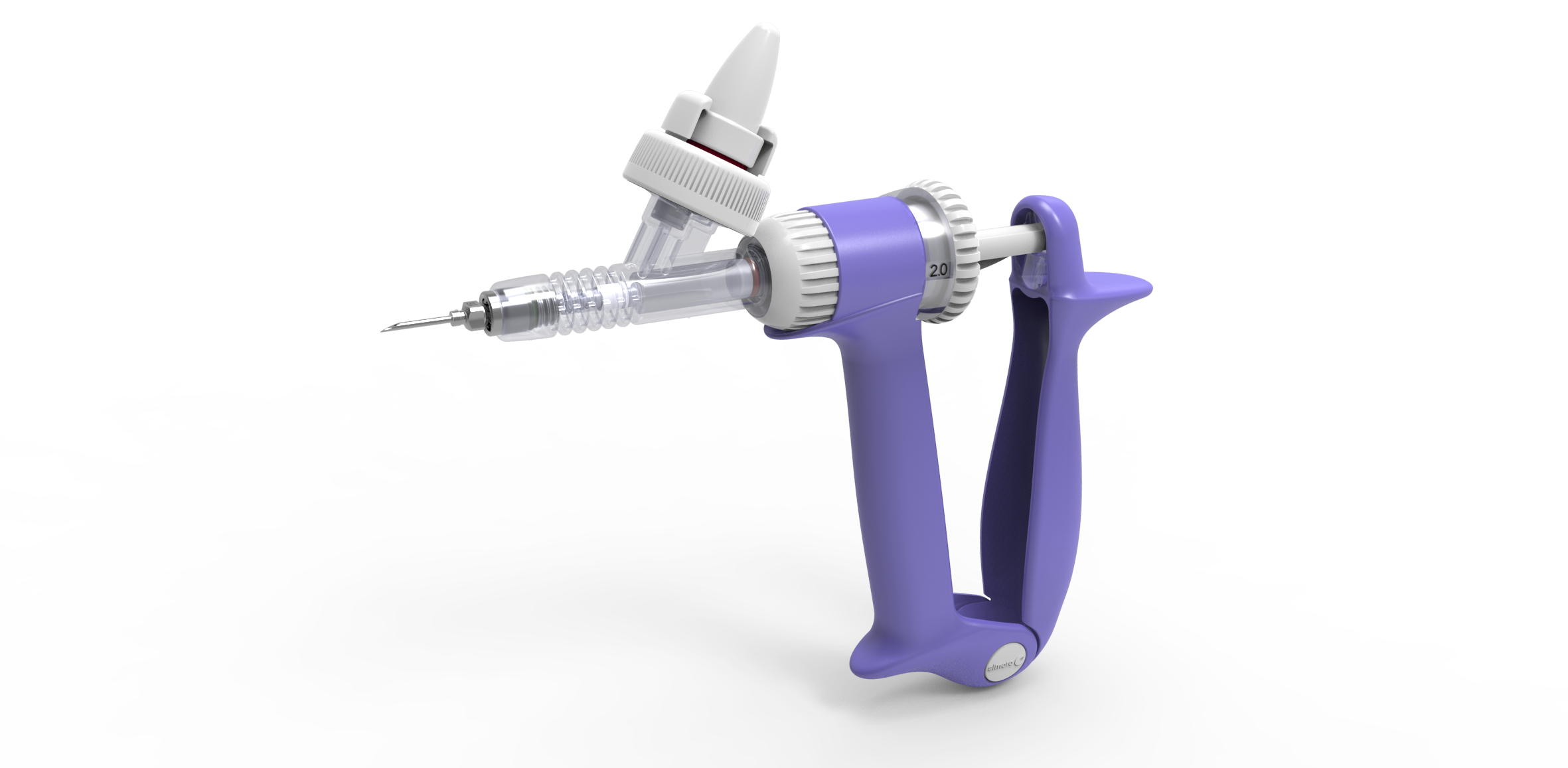 Seringue premium porte flacon 2ml SIMCRO non emballée