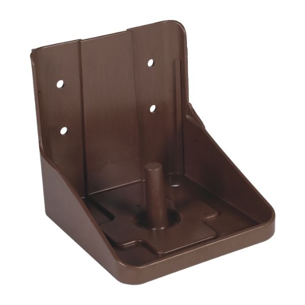 Support pour bloc de sel en plastique, marron