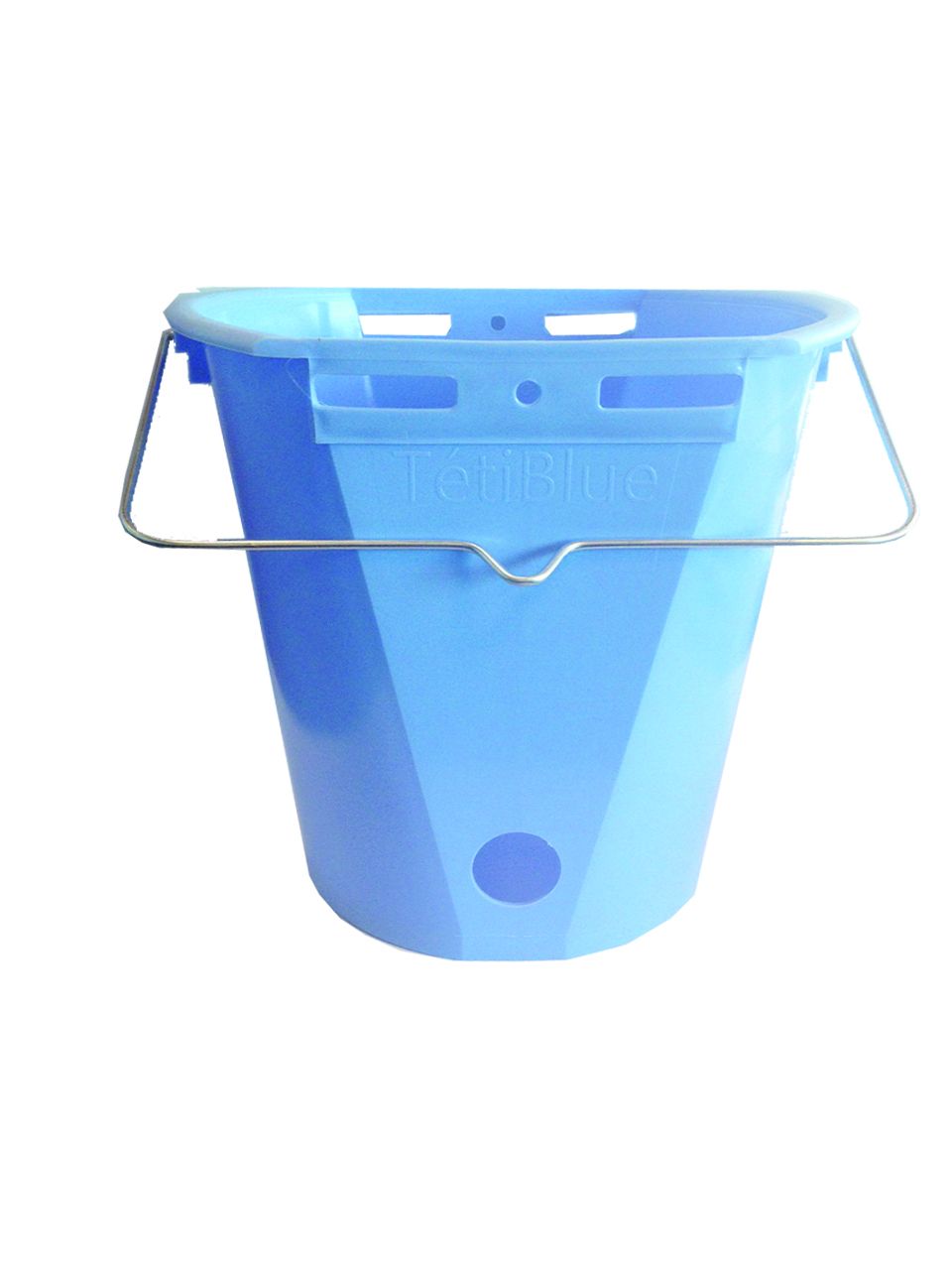 Seau à veau plastique 8 L bleu TETIBLUE nu