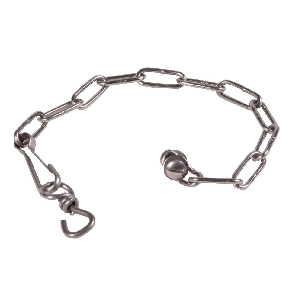 Chaînette inox 3mm + vis l.16mm