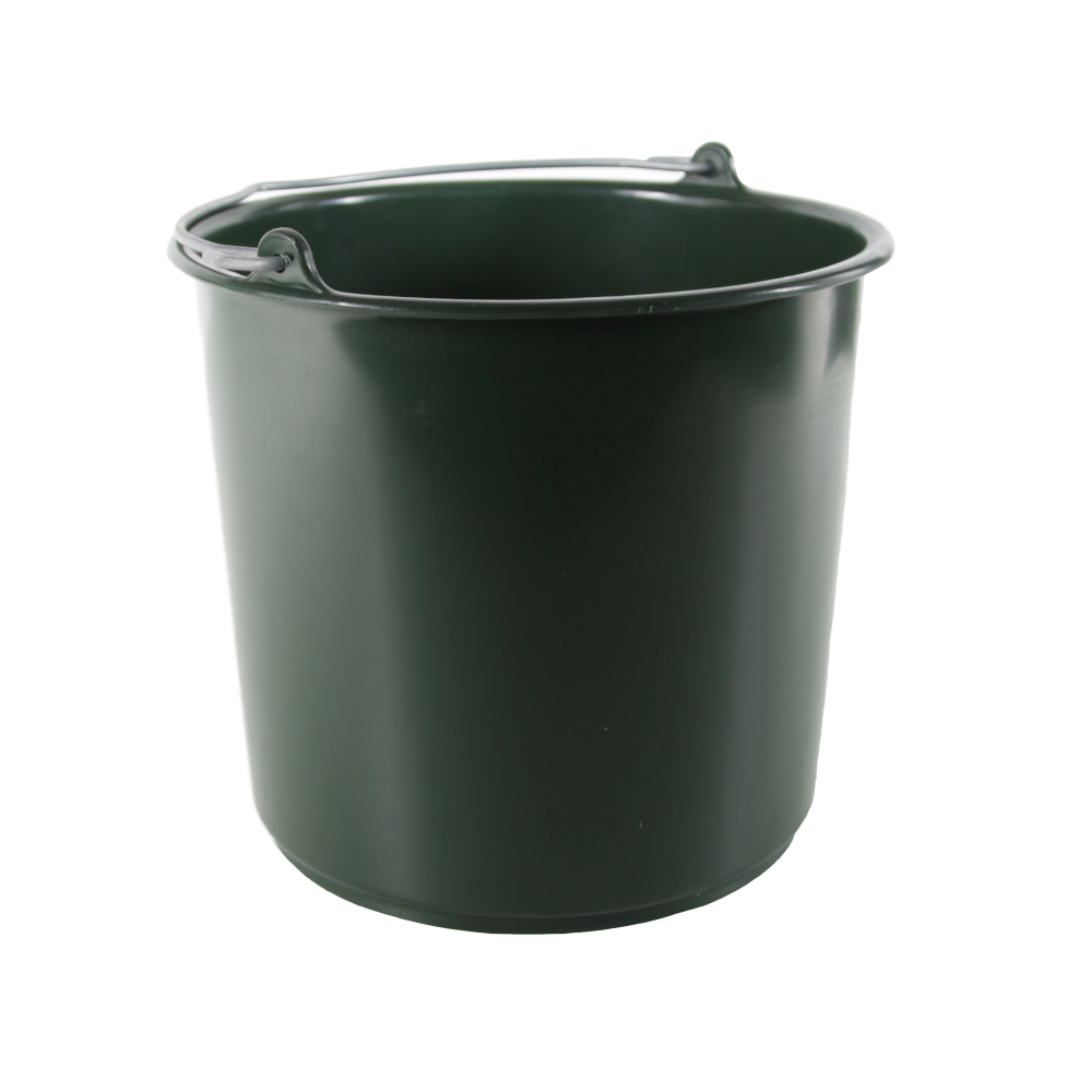 Seau plastique vert 7l