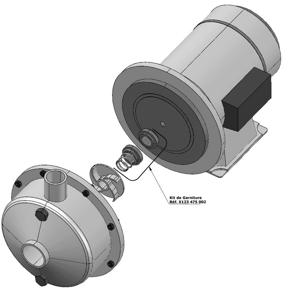 Pompe CD 200/20 triphasée