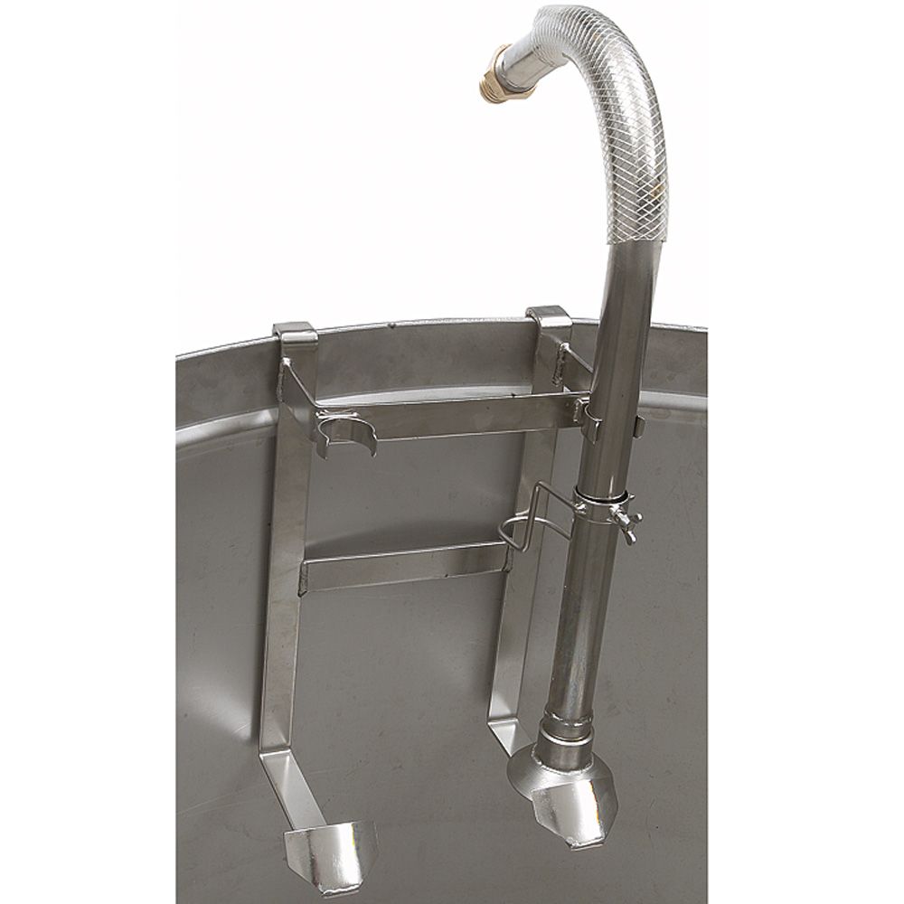 Support inox pour canne à lait 