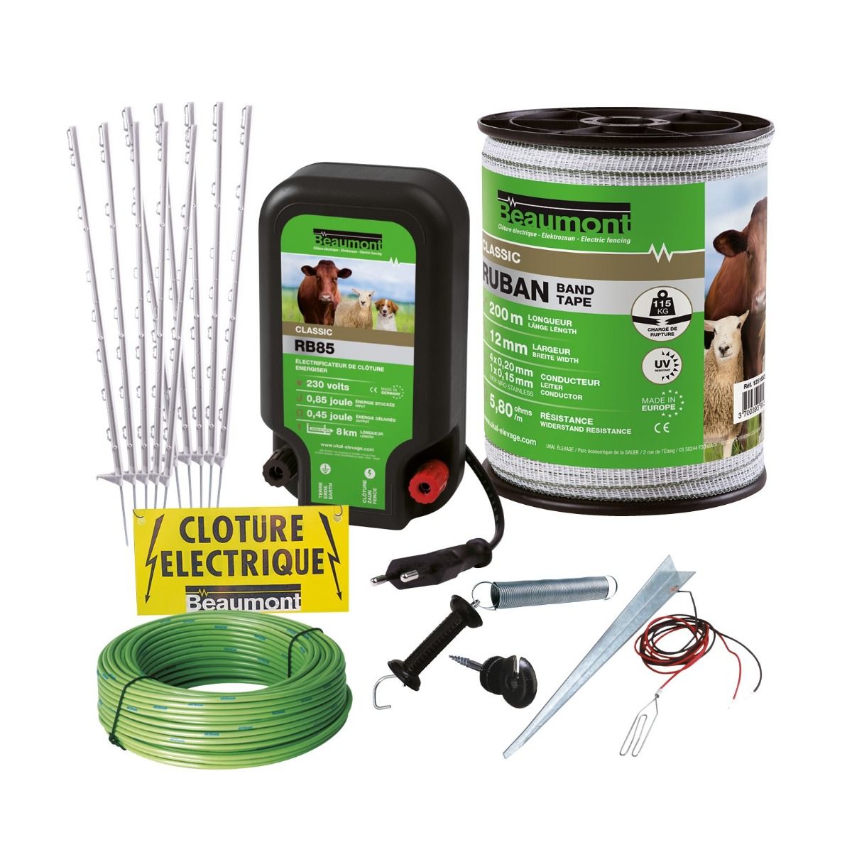 Kit clôture anti-fugue pour grand chien BEAUMONT