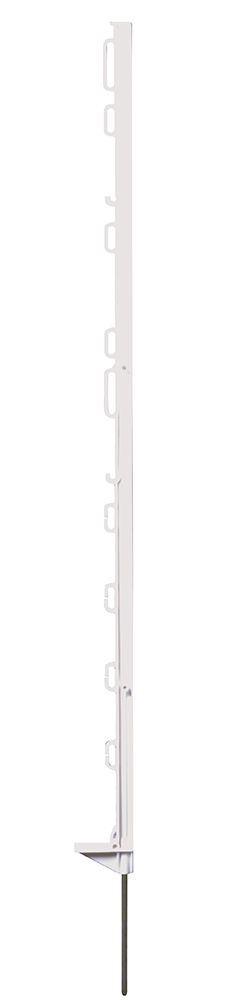 10 piquets plastiques recyclés blancs 105 cm HORIZONT 