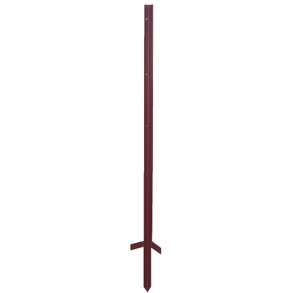 10 Piquets cornier 120 cm - 4 trous HORIZONT