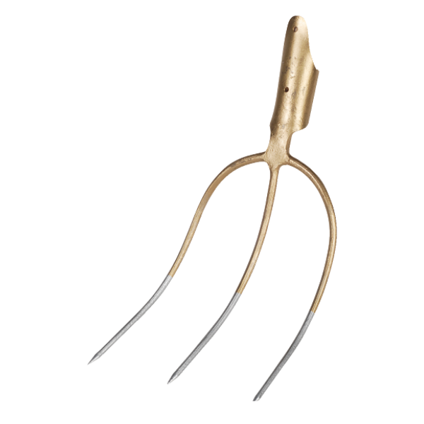 Fourche avec douille de fixation, 3 dents