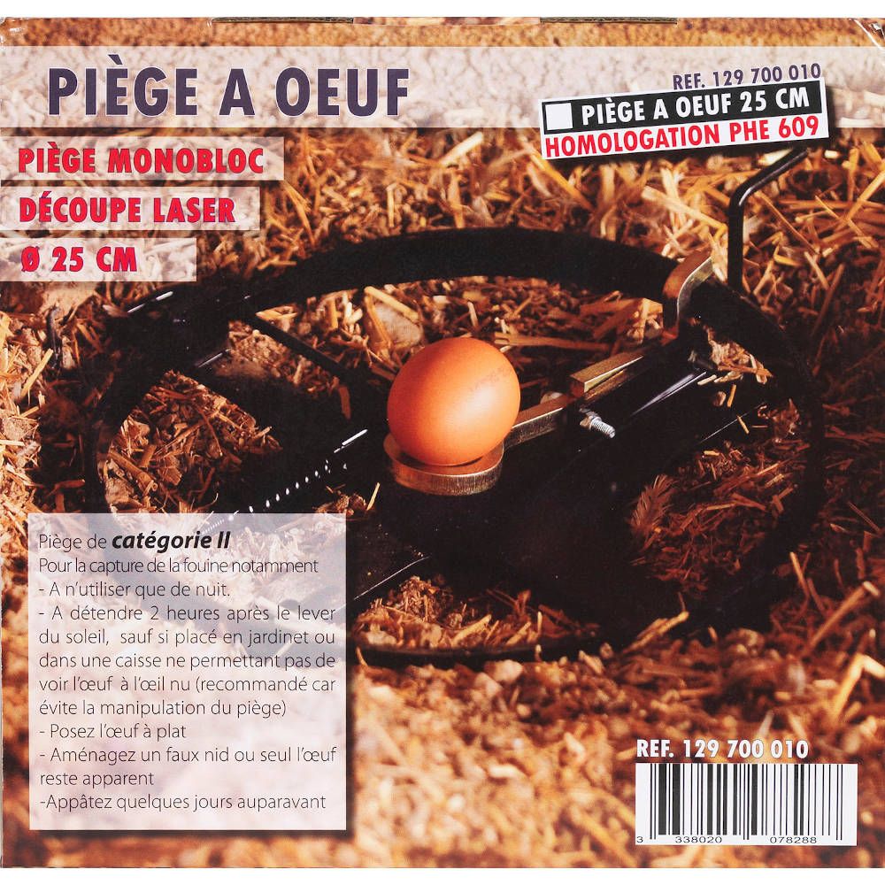 Piège à oeuf diamètre 25 cm