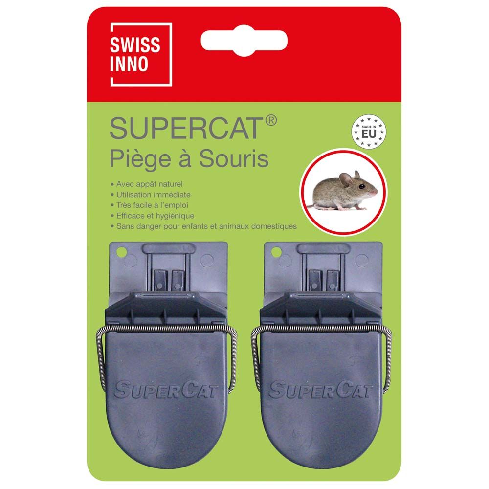 2 Pièges à souris SUPERCAT - SWISSINNO