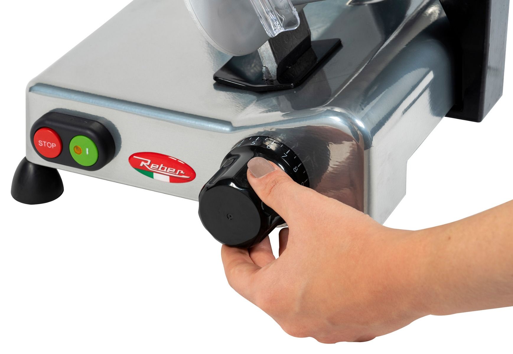 Trancheuse à jambon REBER - Lame 20 cm