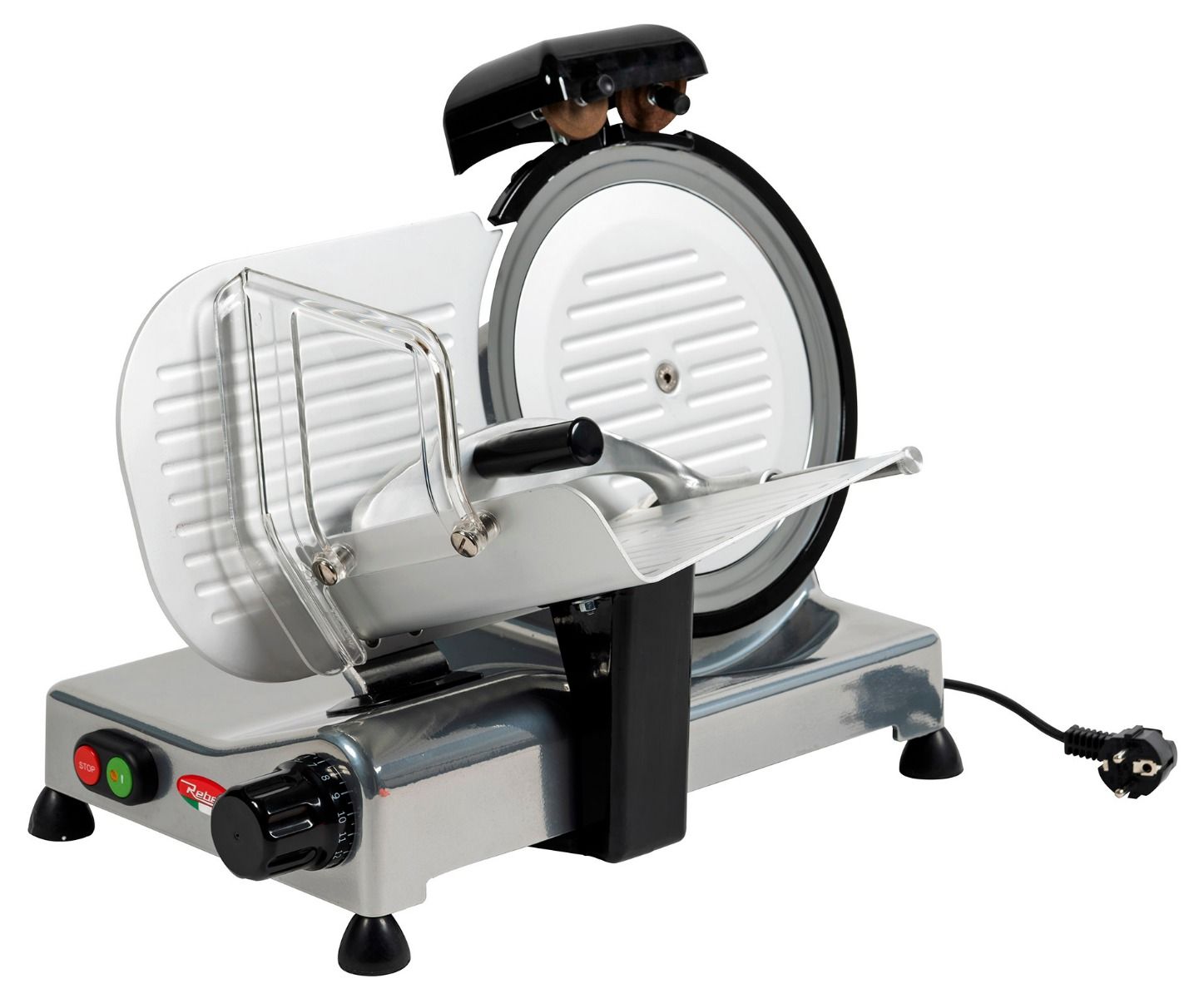 Trancheuse à jambon REBER avec aiguiseur  - Lame 25 cm