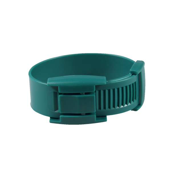 10 bracelets verts en plastique
