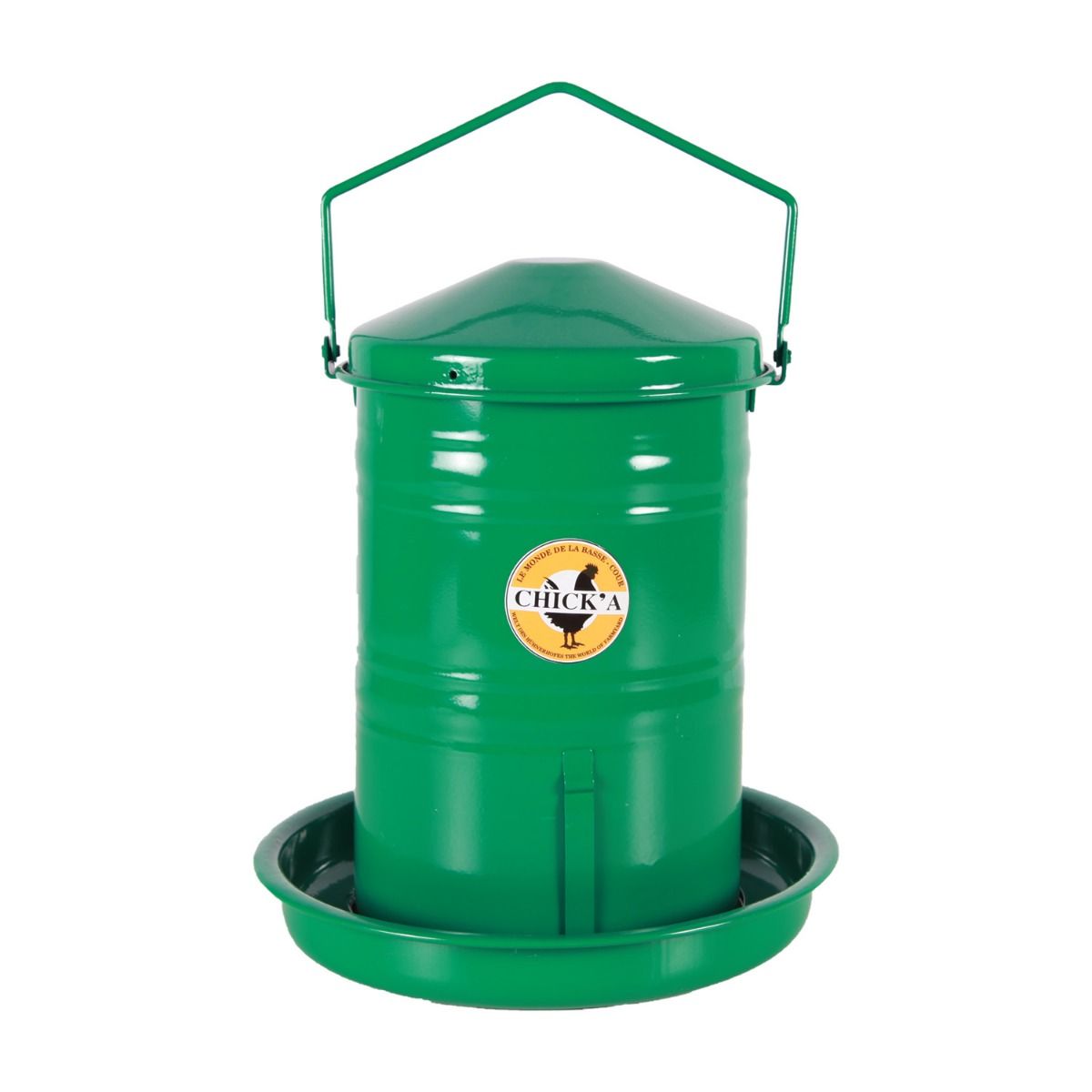 Nourrisseur trémie émaillé à crémaillère 5 L