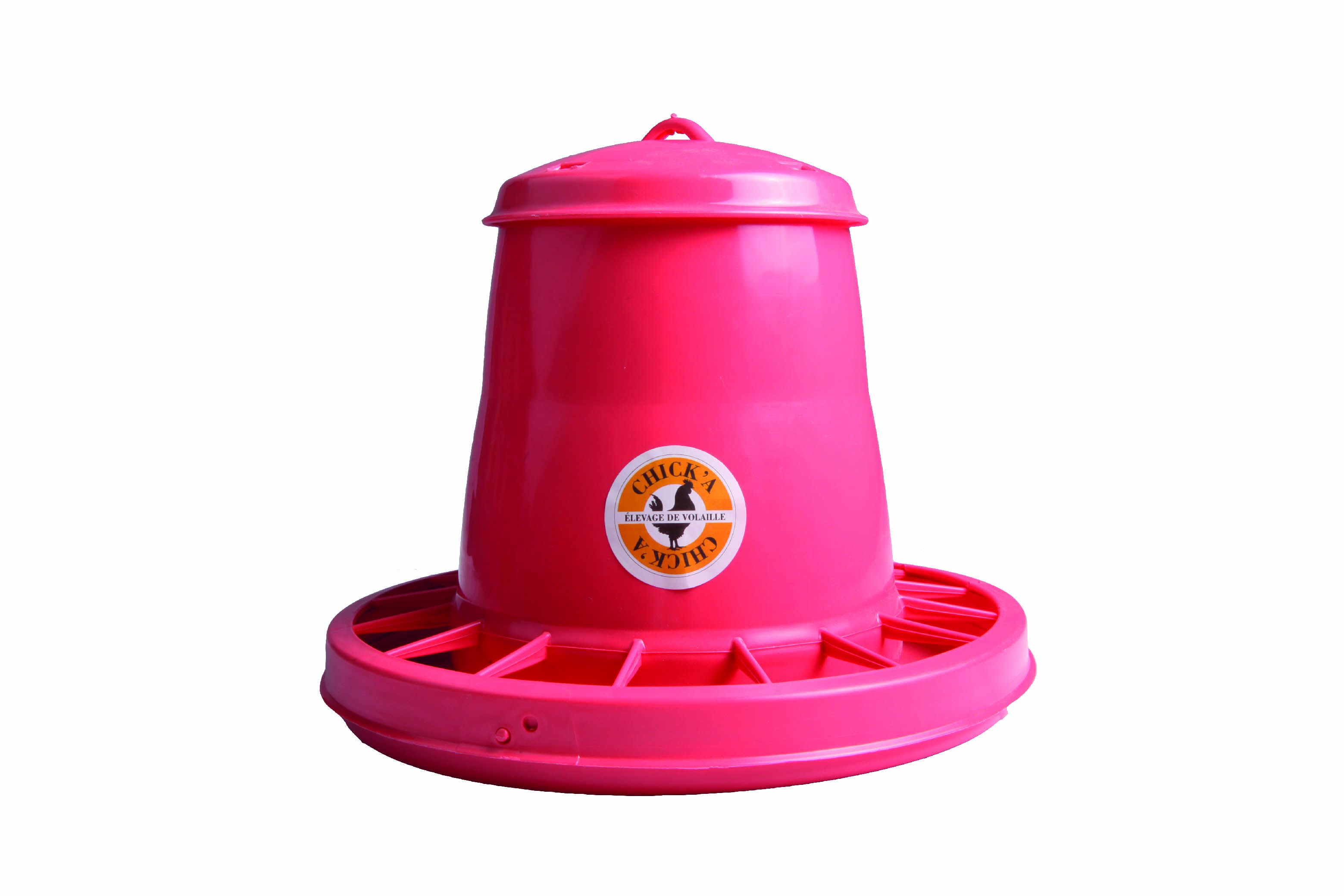 Nourrisseur à trémie rose WIN, 3,5 kg 