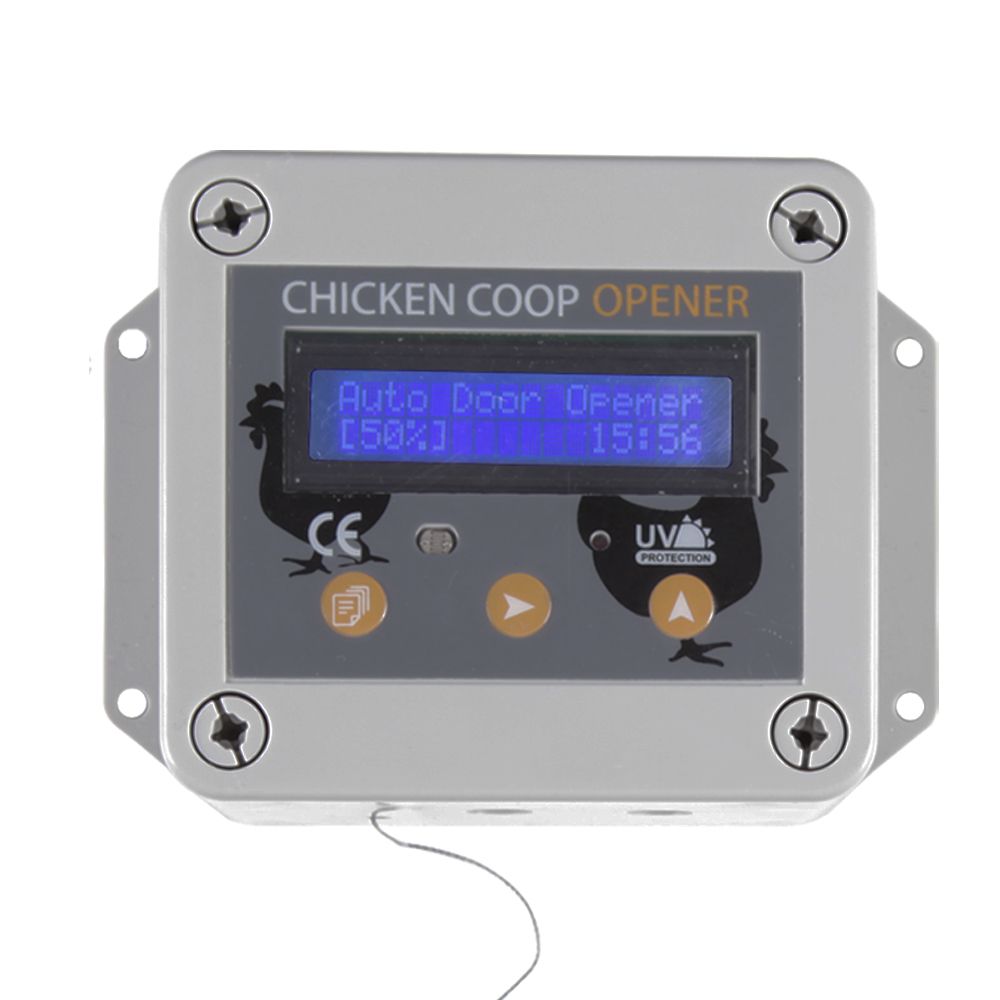 Portier automatique + trappe pour poulailler 