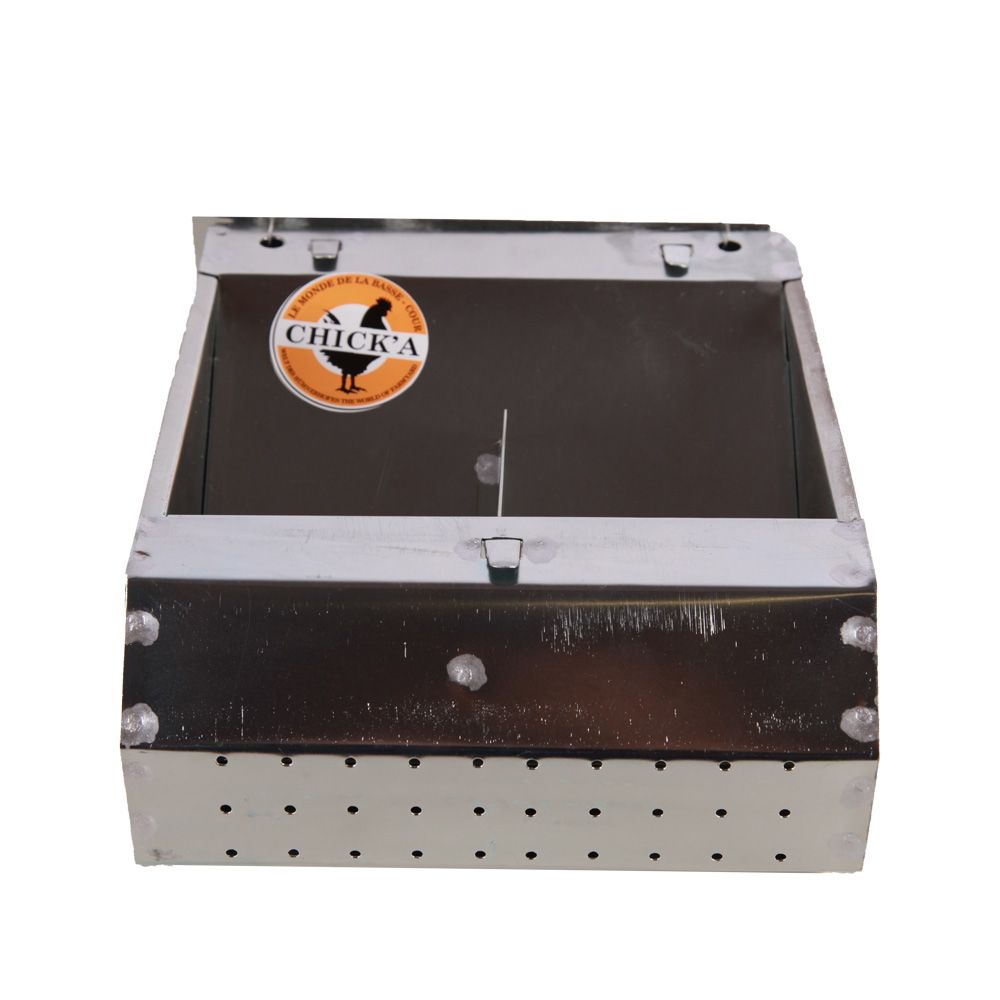 Mangeoire à trémie, 2 compartiments