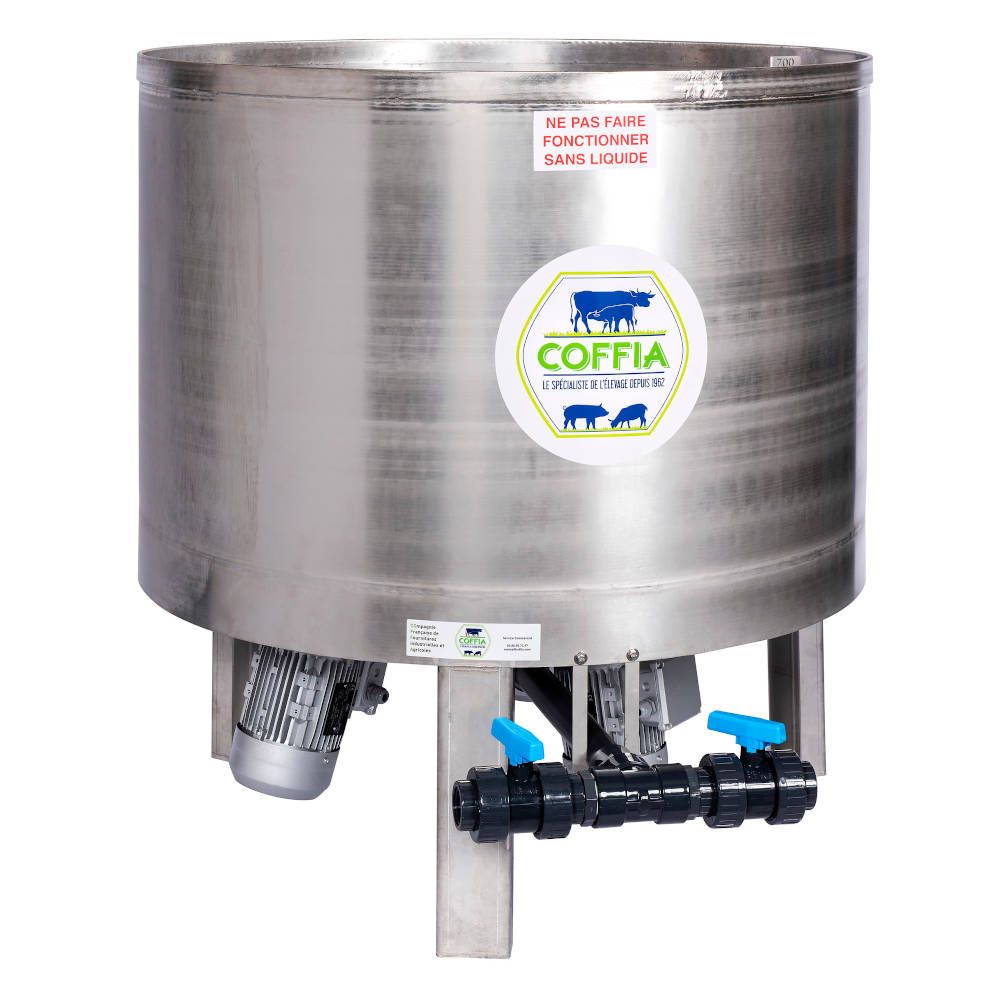 Cuve inox sur pieds 700 litres