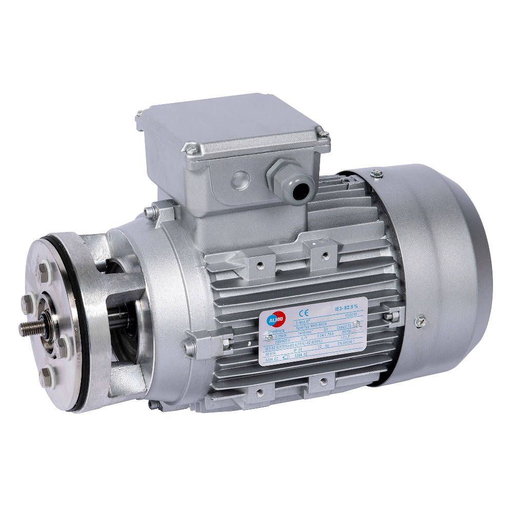 Moteur 1 CV complet triphasé 