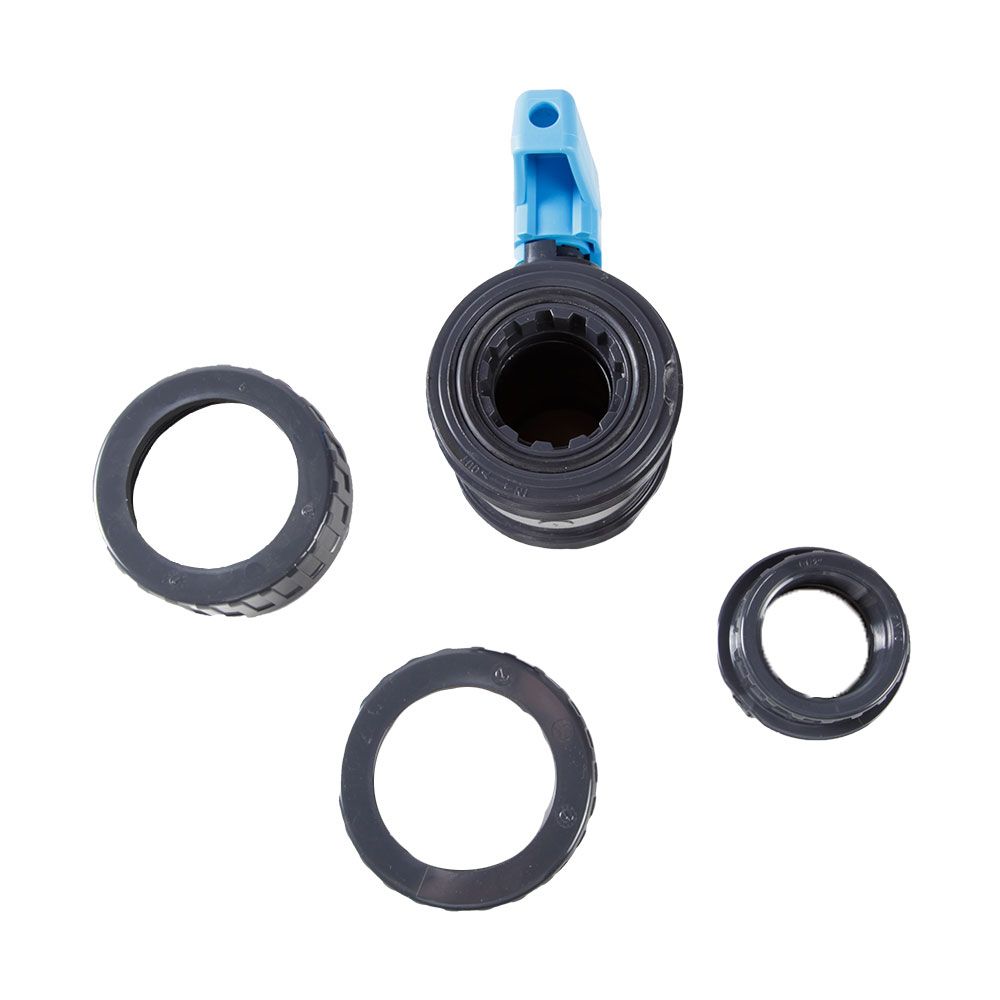 Vanne PVC 1'1/2 FF à visser